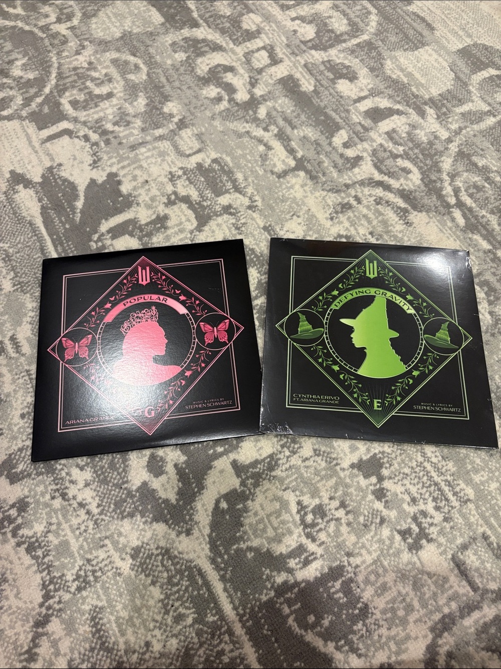 Elphaba and Glinda 7” vinyls